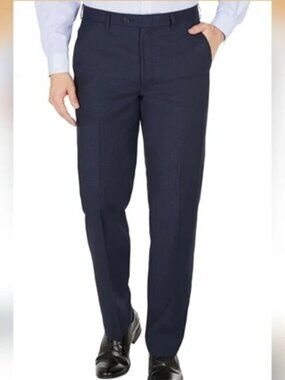 Lauren Ralph Lauren Navy Wool Blend Men's Dress Pants Size 40R